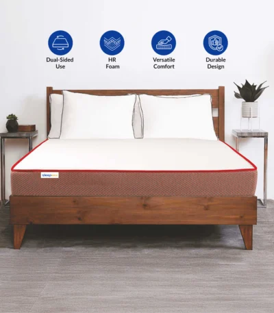 Dual HR Flip Foam Mattress – A premium dual-sided mattress with soft and firm comfort layers, designed for customized sleep support.