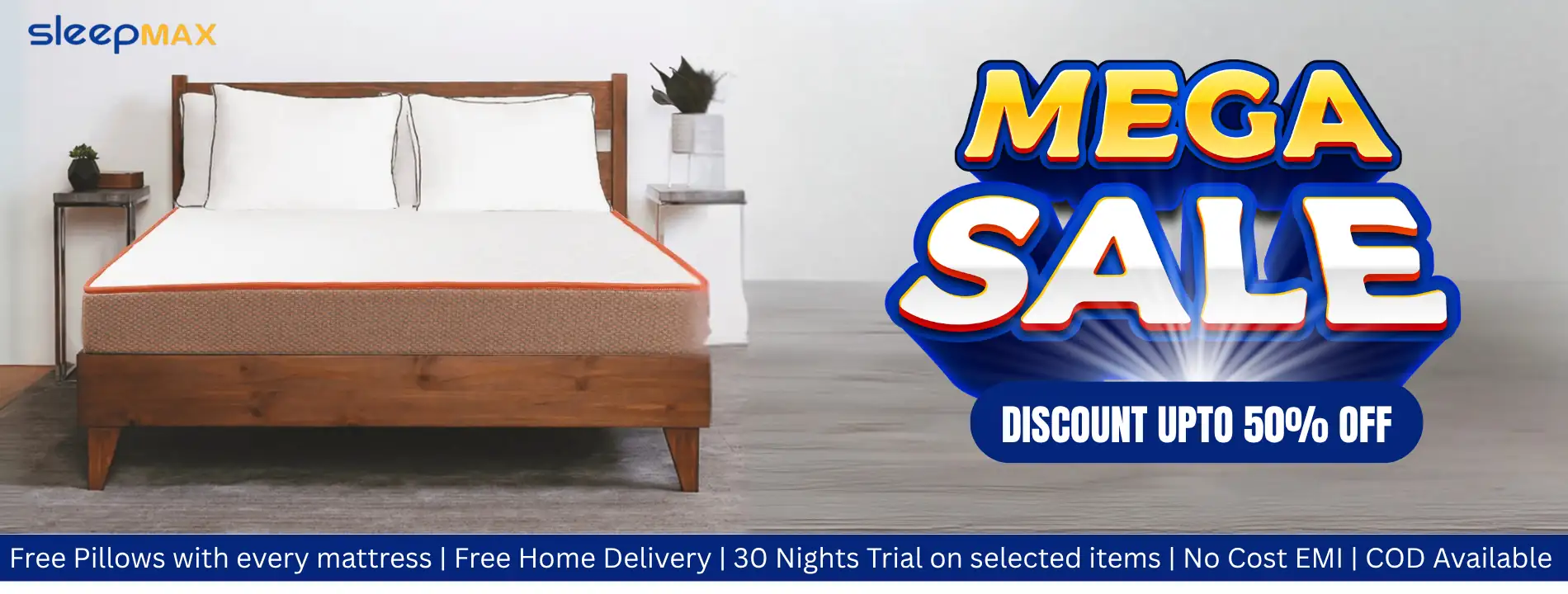 Sleepmax Monsoon Sale – 50% discount on mattresses with 30-night trial and free home delivery